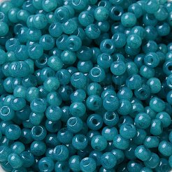 6/0 perle di semi di vetro imitazione giada&nbsp;SEED-T006-04A-12