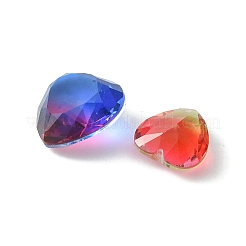 10 Stück facettierte K2-Glas-Strass-Cabochons im 9-Stil&nbsp;GGLA-FS0001-02