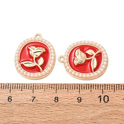 Pendentifs d'émail en alliage&nbsp;AL-CBA3036-04G-05