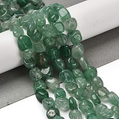 Natürliche grüne Erdbeere Quarzperlen Stränge&nbsp;G-P497-01E-23