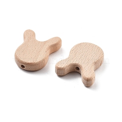 Jouets de dentition en bois de hêtre naturel&nbsp;WOOD-D275-01D