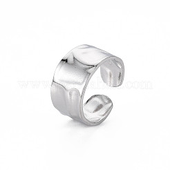 Anello polsino martellato in acciaio inossidabile 304 anti-ossidazione&nbsp;X-RJEW-N038-045P