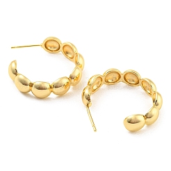 Orecchini ad anello in ottone placcato a cremagliera&nbsp;EJEW-A028-26G