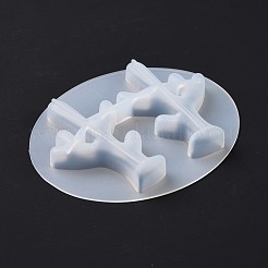 Bricolage accessoires de décoration de bois de noël moules en silicone&nbsp;DIY-G060-01