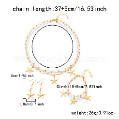 Set di gioielli in lega e conchiglia&nbsp;FS-WG7EFFF-04