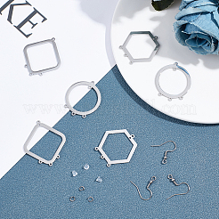 Kits de diy para hacer pendientes de araña de acero inoxidable 304&nbsp;DIY-UN0002-07