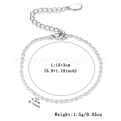 S925 Silber Süßwasserperlen Schmuckset Armband Halskette böhmisch elegant Alltagskleidung&nbsp;VY4924-3