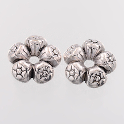 Herz tibetanische Artcharme tibetanisches Silber Abstandshalter Perlen&nbsp;X-AC0752-NF