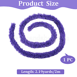 Rotolo di tessuto in ciniglia con pelliccia sintetica per decorazioni per alberi di Natale o ghirlande con fiocchi&nbsp;FIND-WH20003-95D