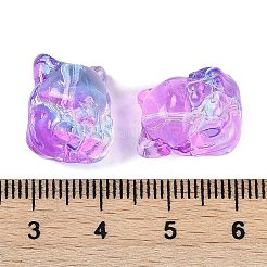 Perlas de vidrio con pintura en aerosol transparente&nbsp;X1-GLAA-H035-01I