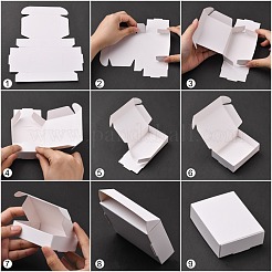 Kraftpapier Geschenkbox&nbsp;X-CON-K003-03A-02