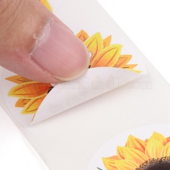 Papieraufkleber zum Thema Sonnenblumen&nbsp;DIY-L051-001
