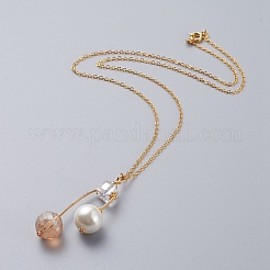 Pendentifs colliers et boucles d'oreilles ensembles de bijoux&nbsp;SJEW-JS01064-02