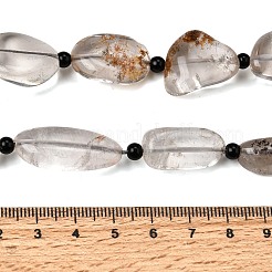Lodolite naturale perle di quarzo fili&nbsp;G-F820-M01-02