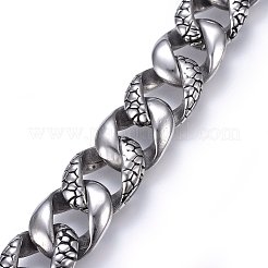 Bracelets en acier inoxydable 304&nbsp;BJEW-L631-17A