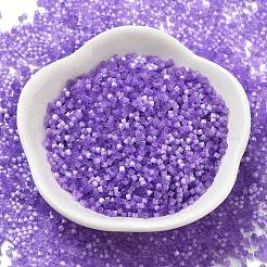 Perles de rocaille en verre imitation yeux de chat&nbsp;X1-SEED-H003-03F