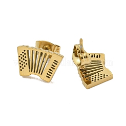 Orecchini a bottone in acciaio inossidabile 304&nbsp;EJEW-G384-04A