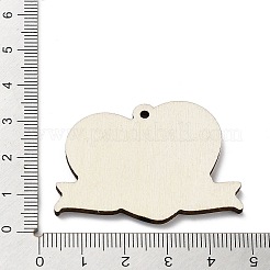 Pendentifs en bois pour la fête des mères&nbsp;WOOD-I012-01A