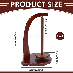Bären-Holzfadenhalter&nbsp;DIY-WH0899-932A