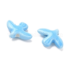 Perles en porcelaine manuelles&nbsp;PORC-D013-01H