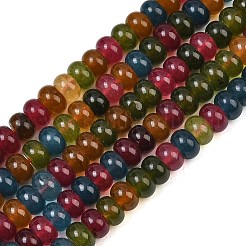 Rangs de perles de jade blanc naturel&nbsp;GG-CBAD029-B06-5x8mm