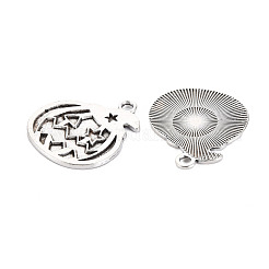 Supports d'émail pendentif en alliage de style tibétain halloween&nbsp;PALLOY-N160-46AS
