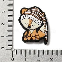 Perles en silicone en forme d'animaux de dessin animé&nbsp;SIL-S007-05C