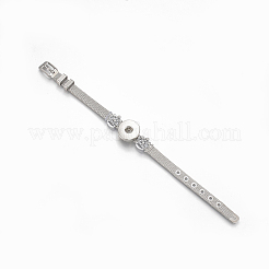 Fabrication de bracelet à cordon en alliage strass&nbsp;BJEW-S136-07