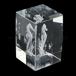 Figurina di vetro animale con incisione laser 3d&nbsp;DJEW-R013-01C