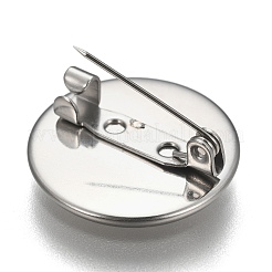 Anlaufgeschützte Broschenbeschläge aus Edelstahl 304&nbsp;LS-X-STAS-F191-04P-20mm
