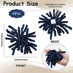 Ornement en polyester autocollant&nbsp;DIY-WH20001-83F