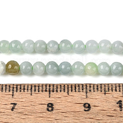 Natürliche Myanmar Jade Perlen Stränge&nbsp;G-N353-07F-01