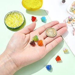 8pcs 8 Arten handgemachte Bunte Malerei-Perlen&nbsp;LAMP-CJ0002-22