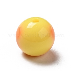 Zweifarbige undurchsichtige Acrylperlen&nbsp;SACR-K003-03A
