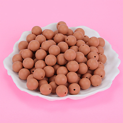 Perles focales rondes en silicone&nbsp;SI-JX0046A-75