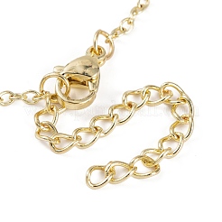 Bracelets à anneaux en chaîne de câble en laiton pour femmes&nbsp;BJEW-L690-01G