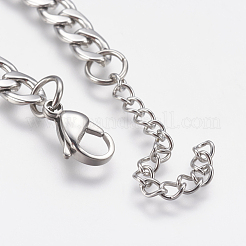 Anlaufgeschützte Panzerkettenarmbänder aus 304 Edelstahl für Herren&nbsp;STAS-I075-49A