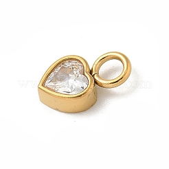 Placcatura ionica (ip) acciaio inossidabile 304 con ciondoli in strass&nbsp;X-STAS-G351-14G-02