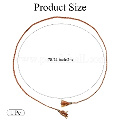 Ceinture à chaîne en simili cuir&nbsp;AJEW-WH20007-70
