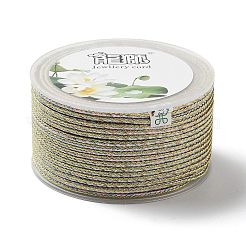 Cordon tressé en polyester bicolore de 14 m&nbsp;OCOR-G015-02A-08