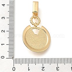 Ottone micro spianare pendenti zirconi&nbsp;KK-S049-31G