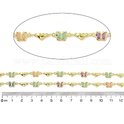 Chaînes à maillons papillon en laiton&nbsp;CHC-C006-09G