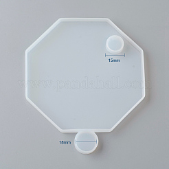 Achteckdeckel Silikonformen&nbsp;AJEW-D046-18