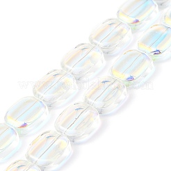 Chapelets de perles en verre électroplaqué&nbsp;EGLA-P049-02A