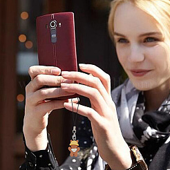 Süßer bär dekoration nylon telefon charms riemen&nbsp;HJEW-PH01743