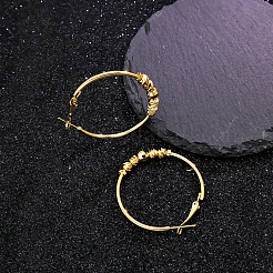 Pendientes de aro de acero inoxidable 201 de moda&nbsp;SR8291