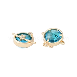 Pendentifs en laiton plaqué or&nbsp;KK-L218-001G-02
