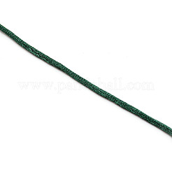 Polyester-Satin-Rattenschwanzkordel&nbsp;LS-OCOR-WH0066-43L