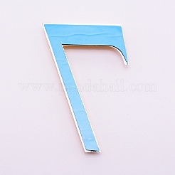 Étiquettes de signe de numéro en plastique et pvc&nbsp;KY-WH0023-B07-02
