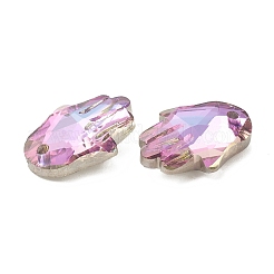 Colgantes de cristal electroplate&nbsp;GLAA-A008-01